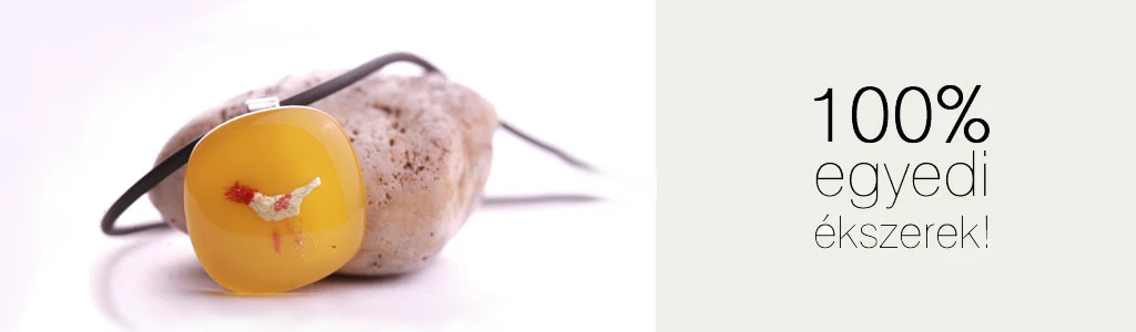 egyedi üvegékszerek