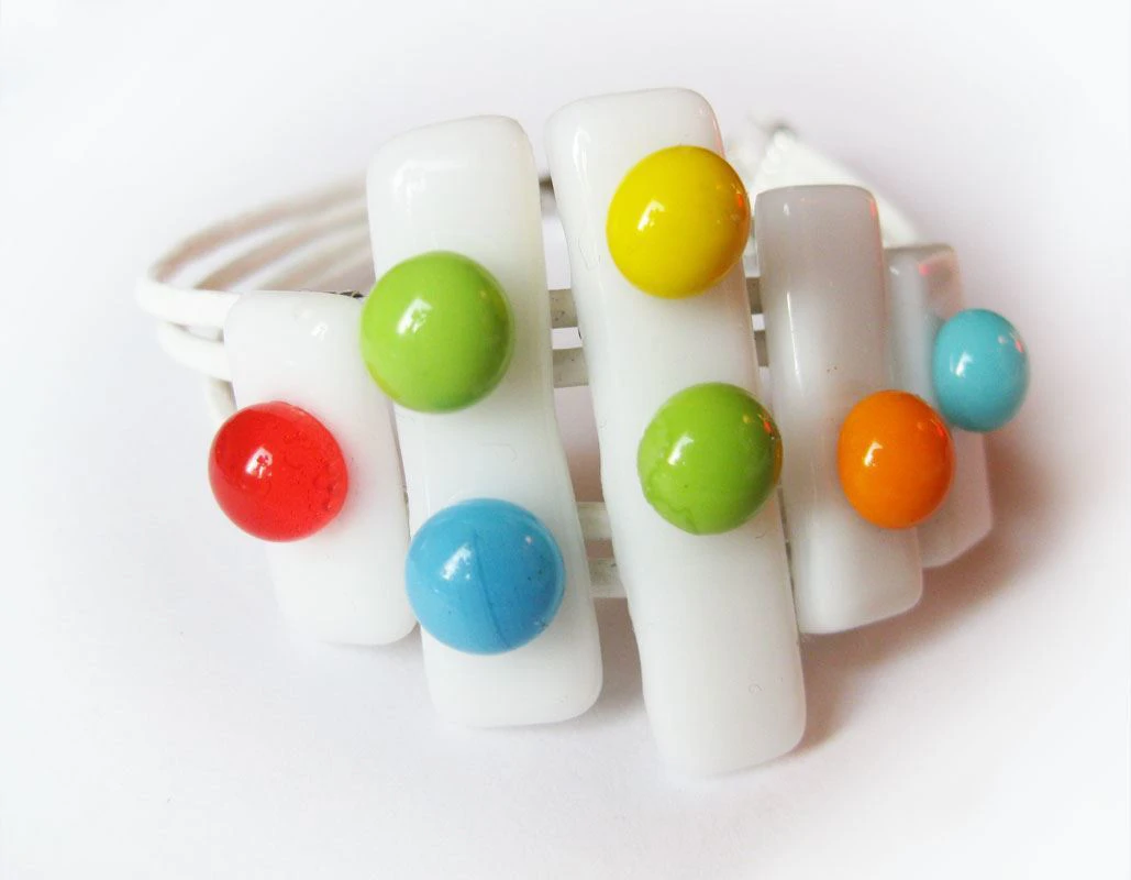 Fehér ritmus karkötő I