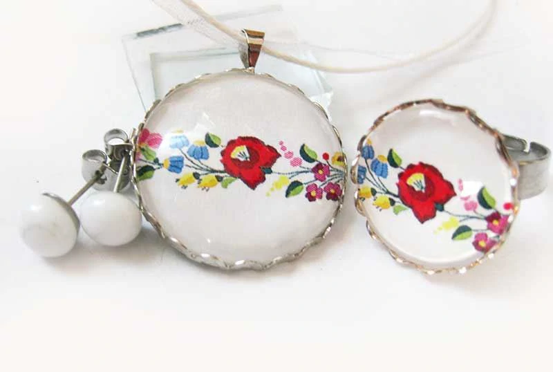 kalocsai mintás szett