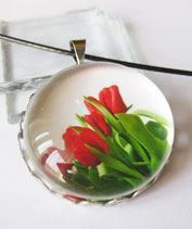 Tulipáncsokor medál