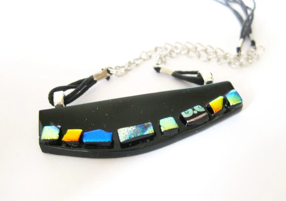 Klaudia üvegékszer nyaklánc 5