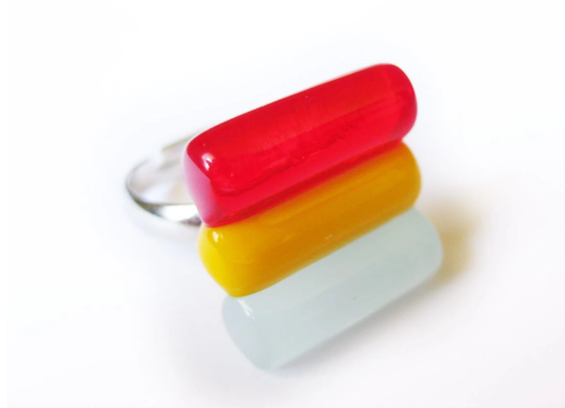 Színes gumicukor üveggyűrű I