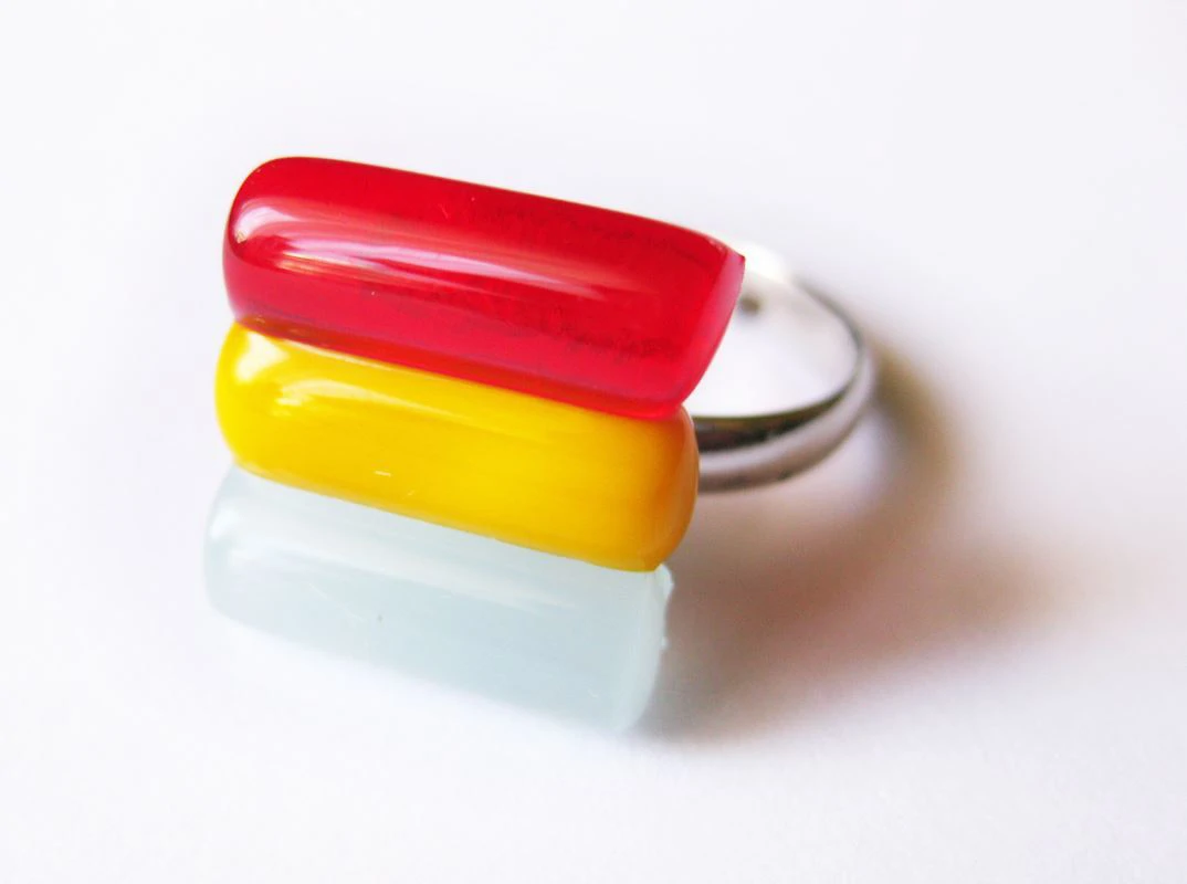 Színes gumicukor üveggyűrű I