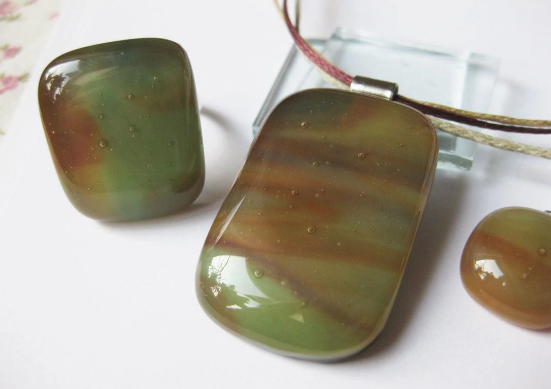 Földanya üvegékszer szett 