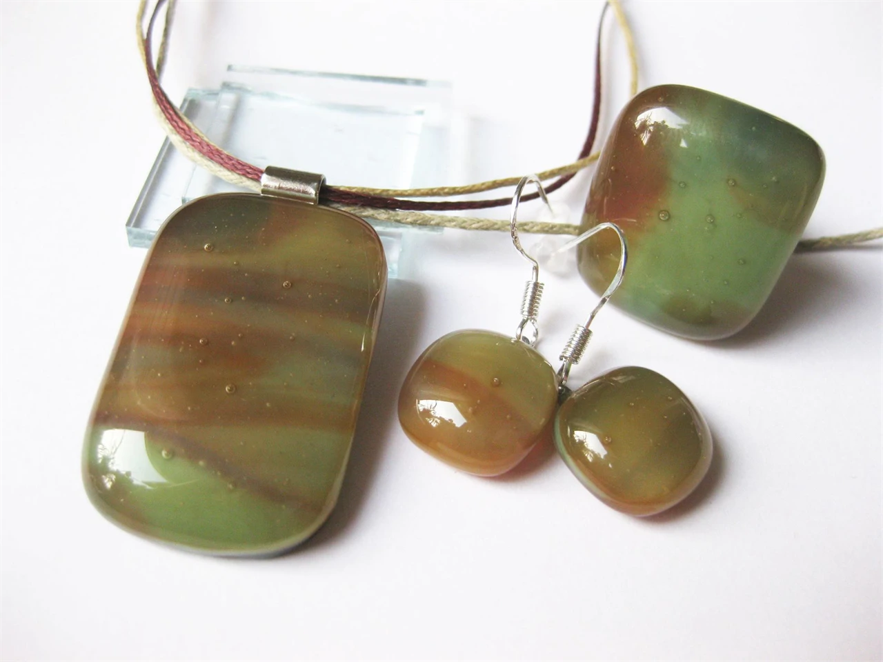 Földanya üvegékszer szett 