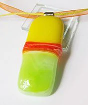 fusing üvegékszer medál