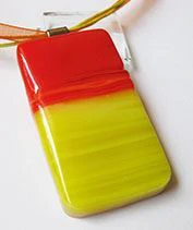 Epsii üvegékszer medál