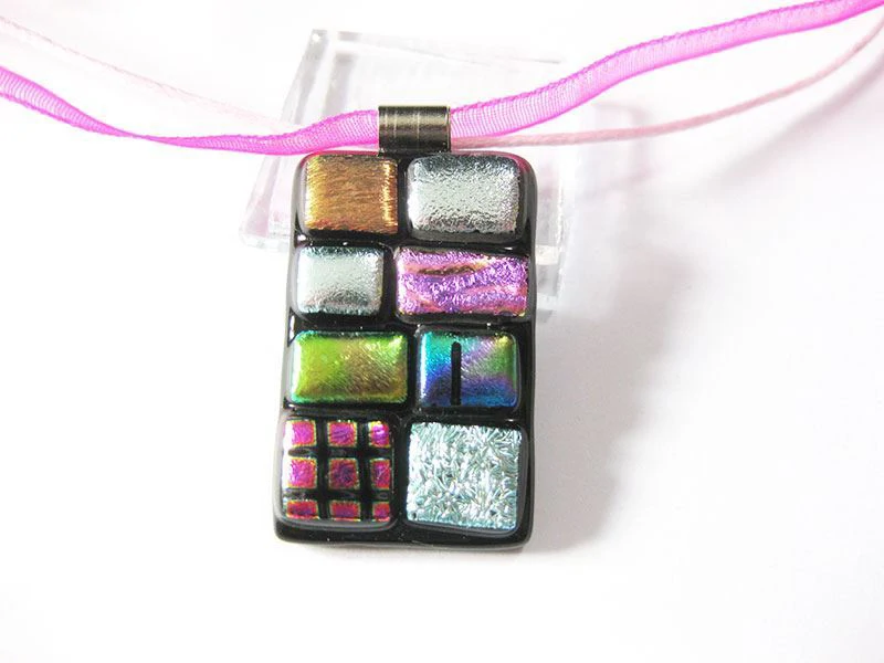 Patchwork üvegmedál