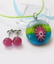 Korinna üvegékszer szett