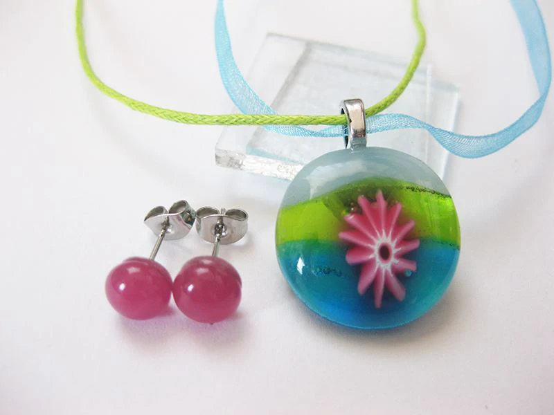 Korinna üvegékszer szett