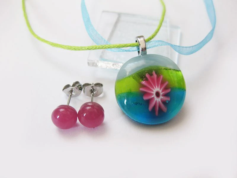 Korinna üvegékszer szett