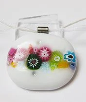 Nyári millesor üvegmedál