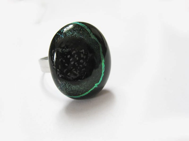 Terinea üvegékszer gyűrű