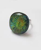 Tavaszi zápor üvegékszer gyűrű