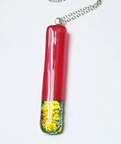 Szeretet üvegmedál