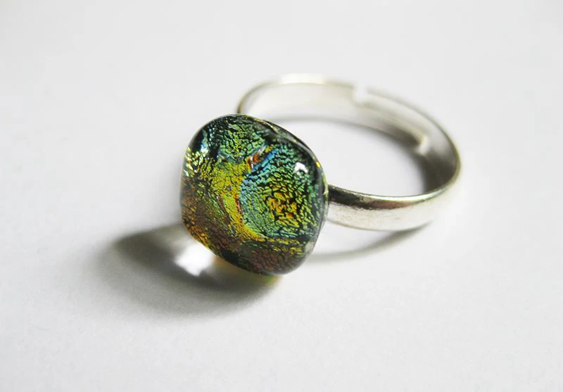 Pici Tündérvölgy üvegékszer gyűrű