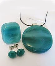 türkiz ékszerszett