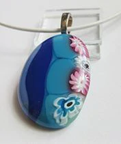 Muránói üvegmedál