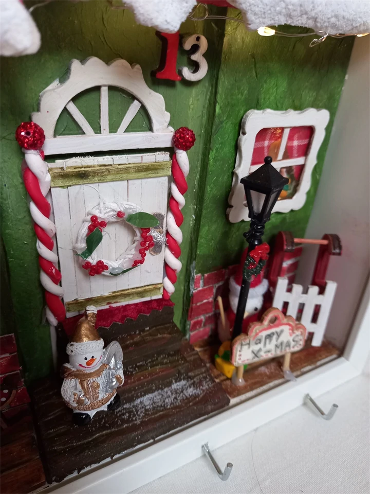 Karácsonyi miniatűr dobozkép