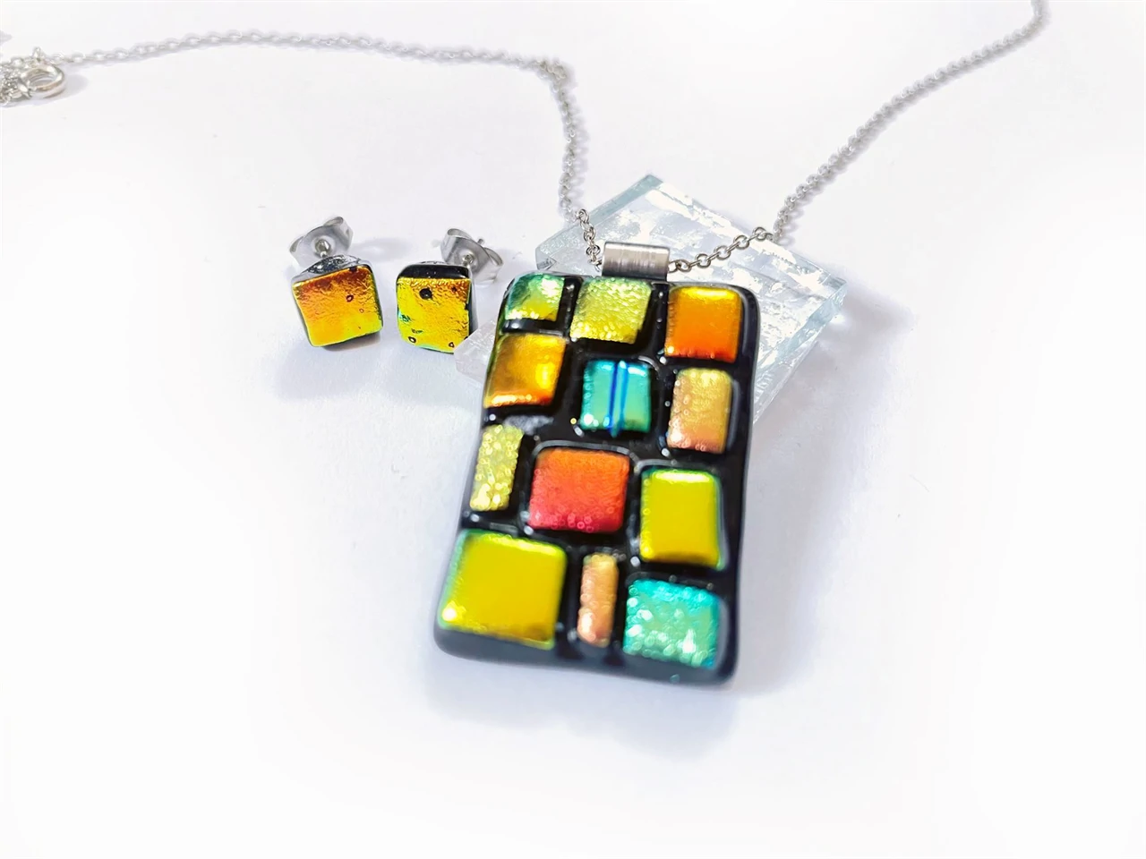 patchwork ékszerszett