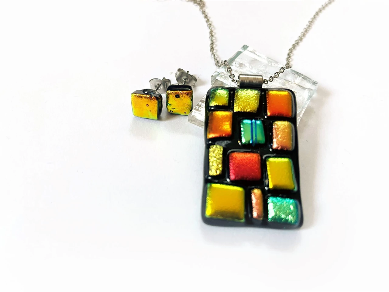 patchwork ékszerszett