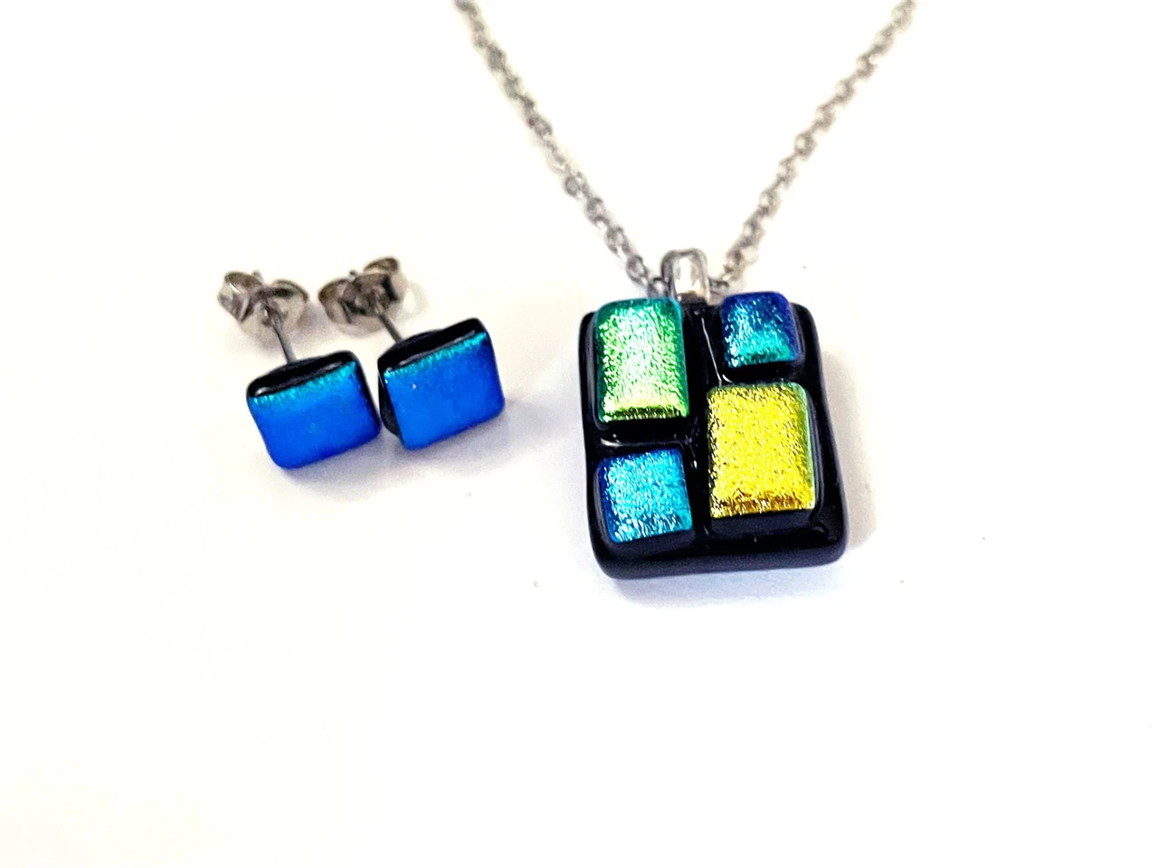 patchwork ékszerszett