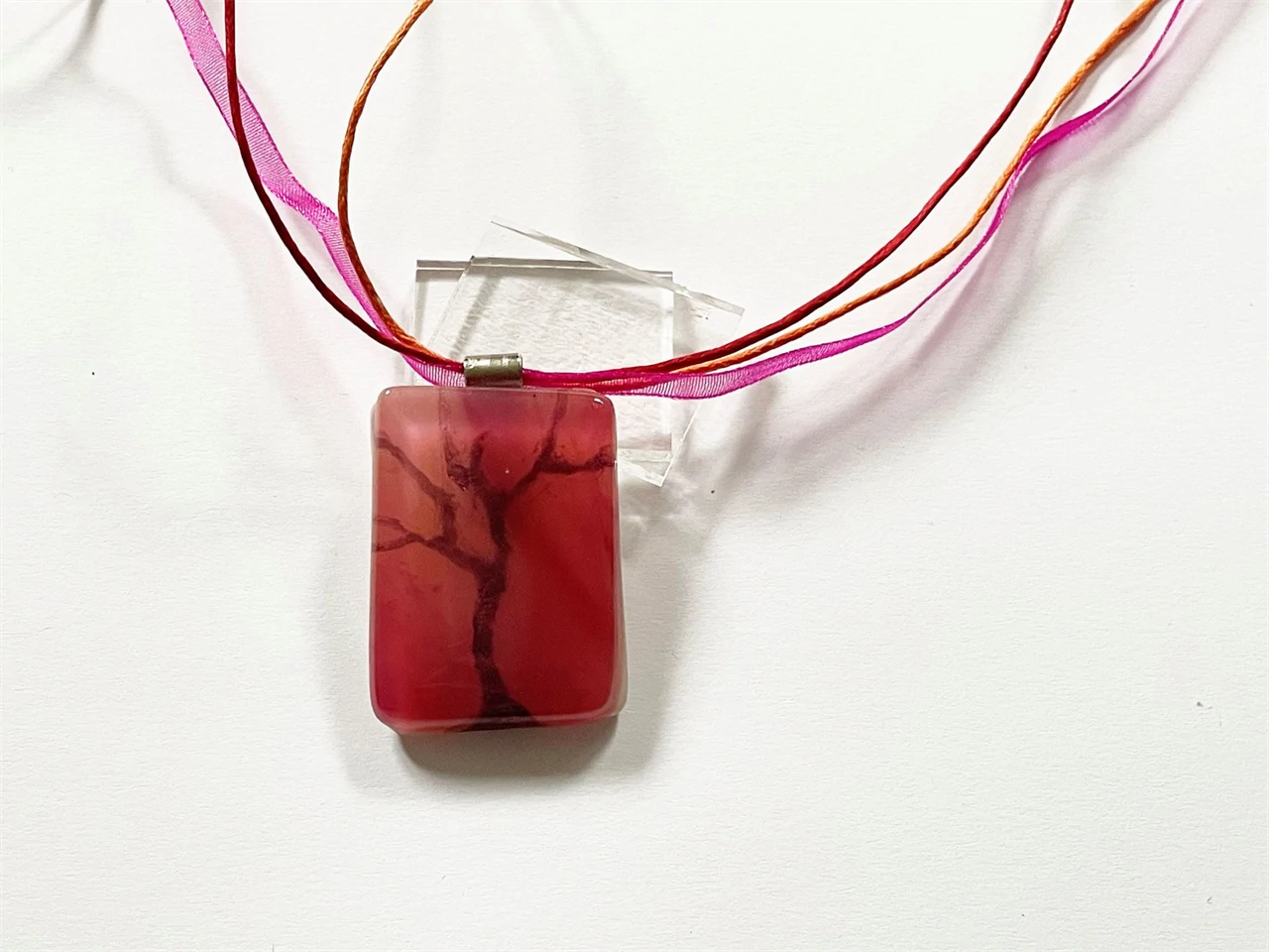 olvasztott üvegékszer, életfa