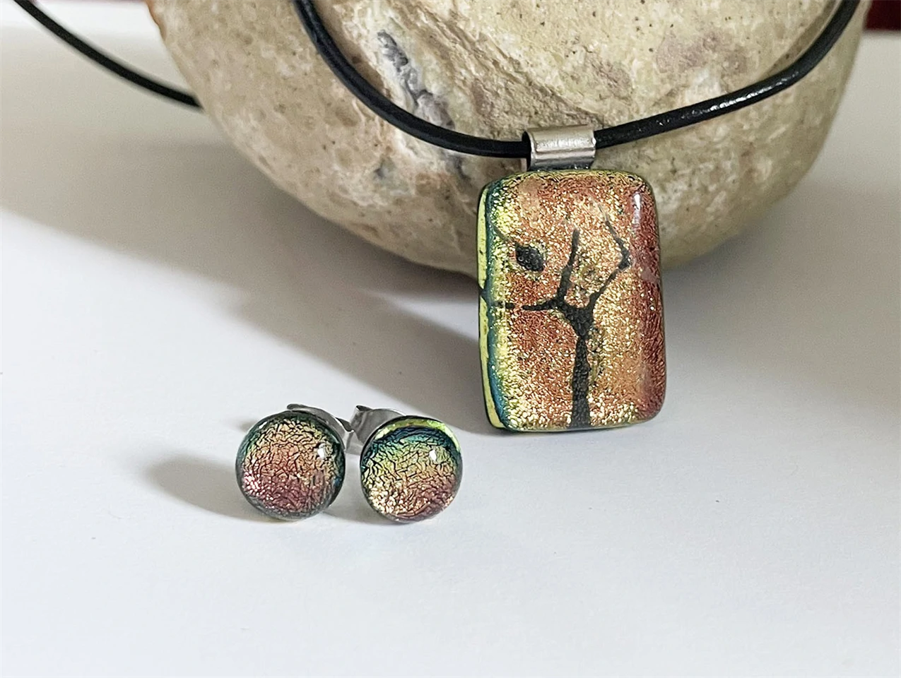 életfa üvegékszer szett 