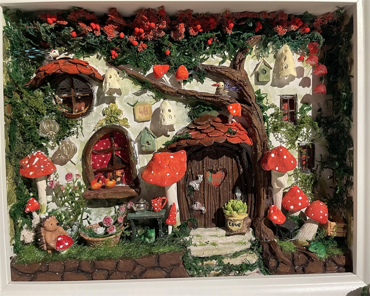 miniatűr dobozkép,gomba