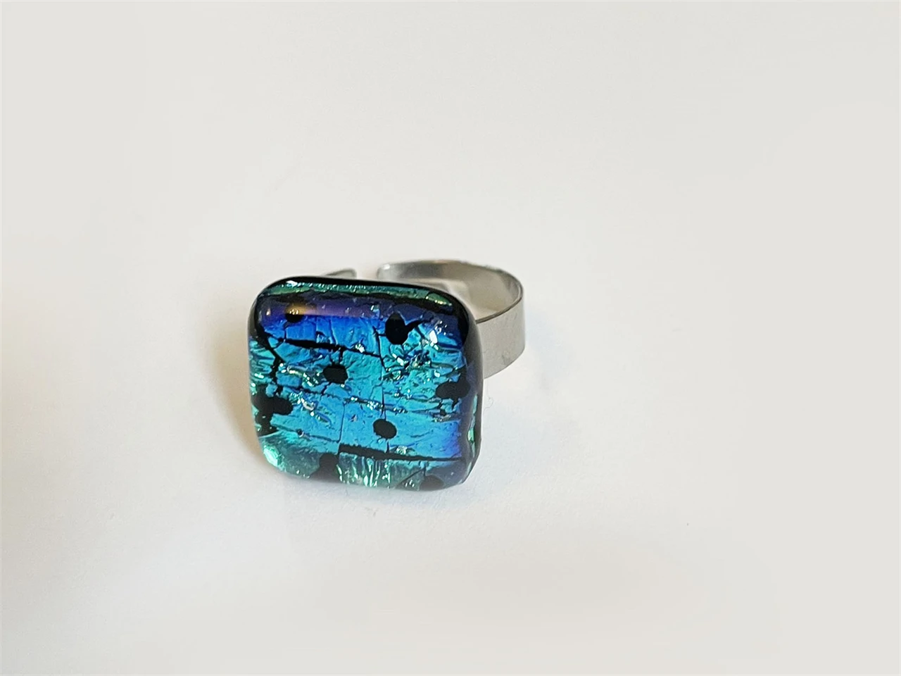 üvegékszer gyűrű