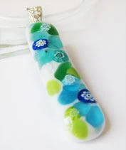 Tündérkert üvegmedál 