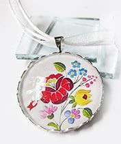 Kalocsai mintás medál