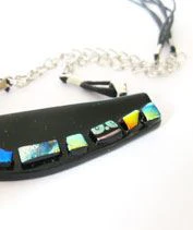 Klaudia üvegékszer nyaklánc