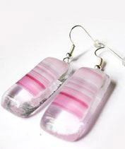 halványrózsa lógós fülbavaló