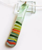 Zöld cukorka üvegmedál