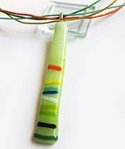 Zöld cukorka üvegmedál