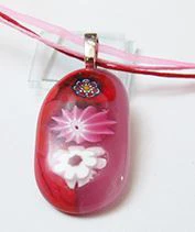 Mályva millefiori medál