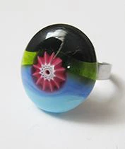 Kendra üvegékszer gyűrű