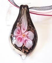 Muranói virág medál