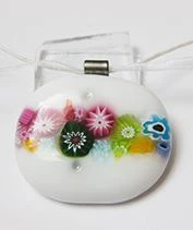 Nyári millesor üvegmedál