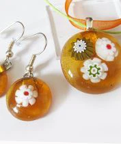 Terine üvegékszer szett