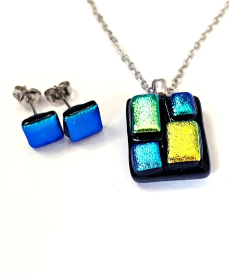 patchwork ékszerszett