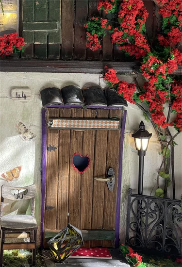 Muskátli utca 44 - miniatűr dobozkép - fali kulcstartó