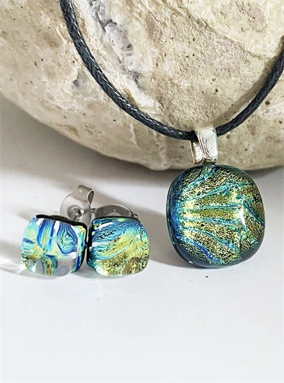 Pici szikraeső üvegékszer szett