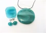 türkiz ékszerszett