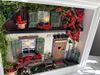 miniatűr dobozkép,muskátlis