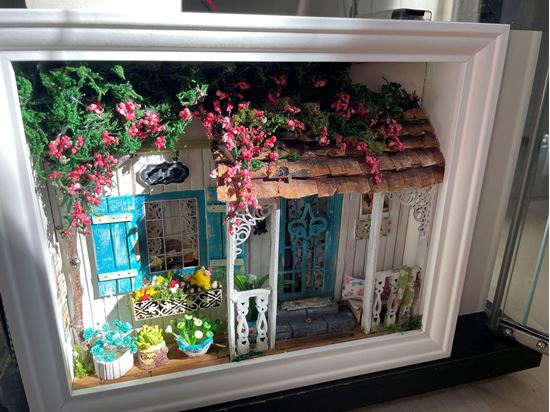 liliom miniatűr - fali kulcstartó